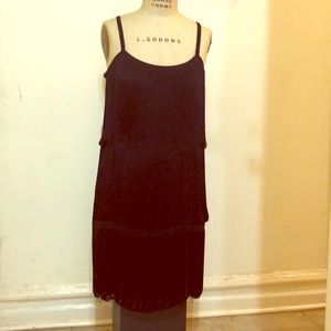 Black Fringe Dress